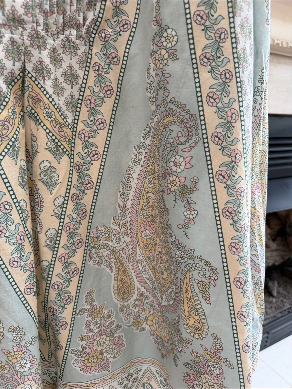 Soft Surroundings Pastel Paisley Pintuck Tunic Blouse Boho 2X/3x - Picture 6 of 16